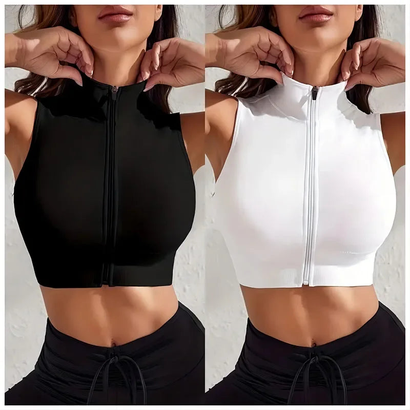 The Pro-Sculpt Zipper Yoga Set | Breathable Nylon
