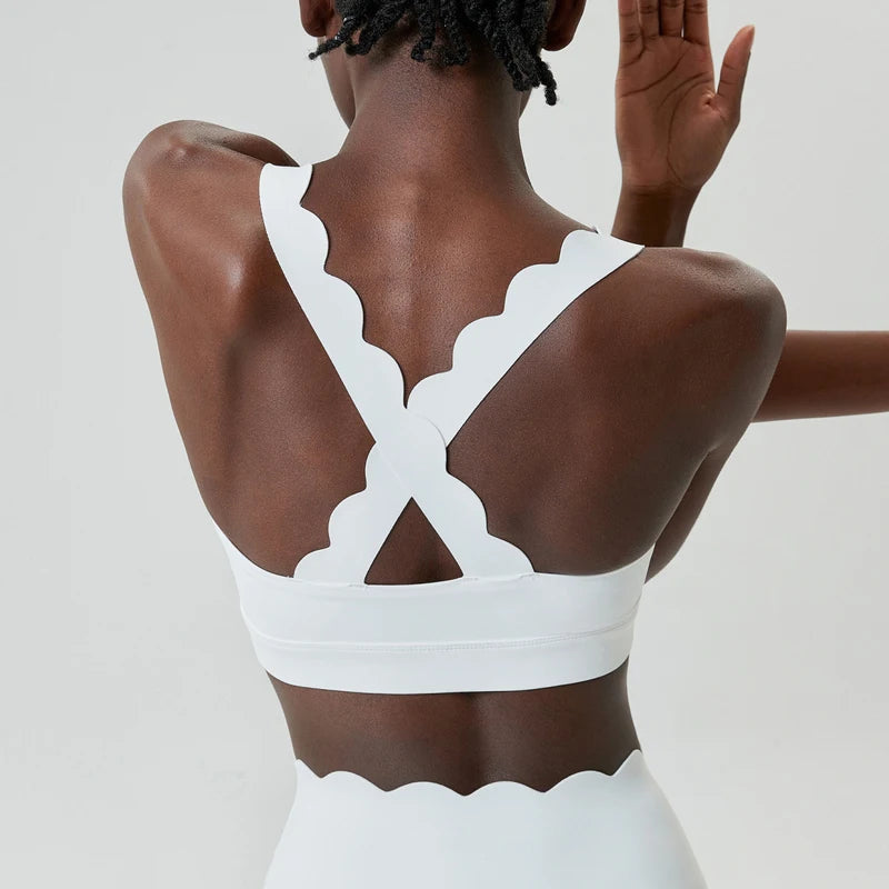 Pro-Flex Nylon Activewear Set | High Impact Cross-Back