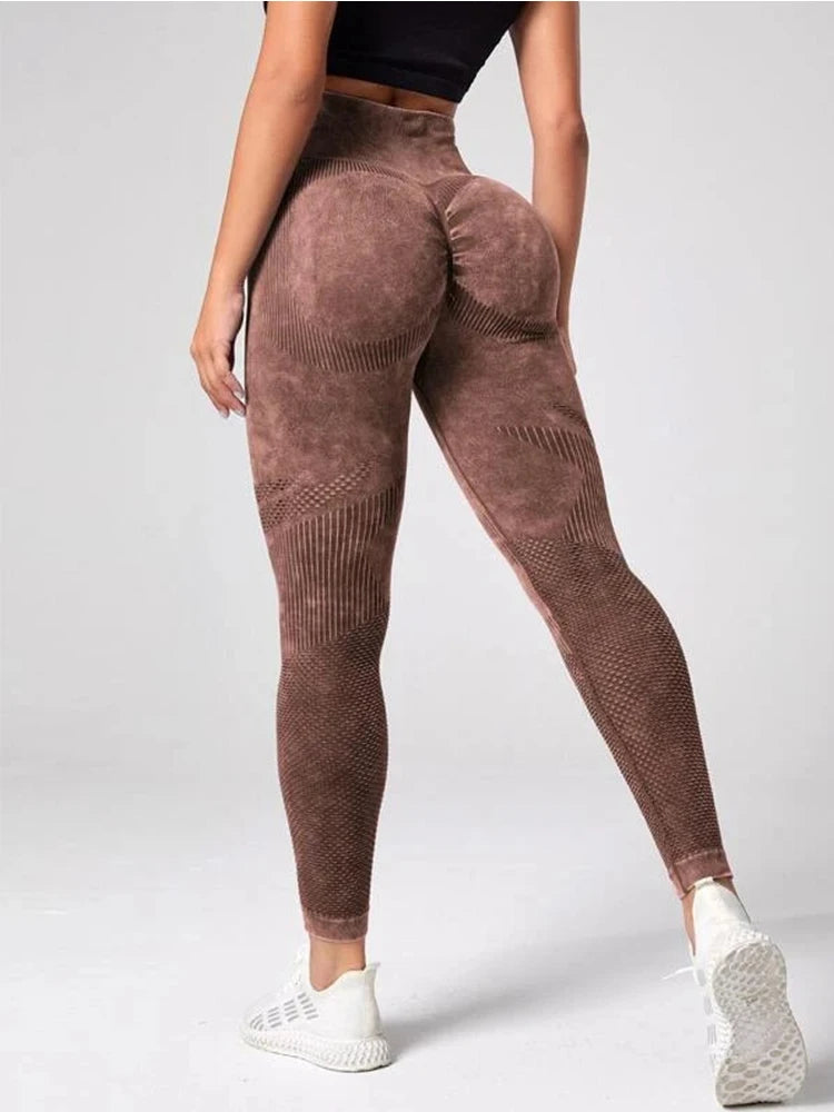 The Viral "Peach Lift" Seamless Leggings | Tie-Dye Series