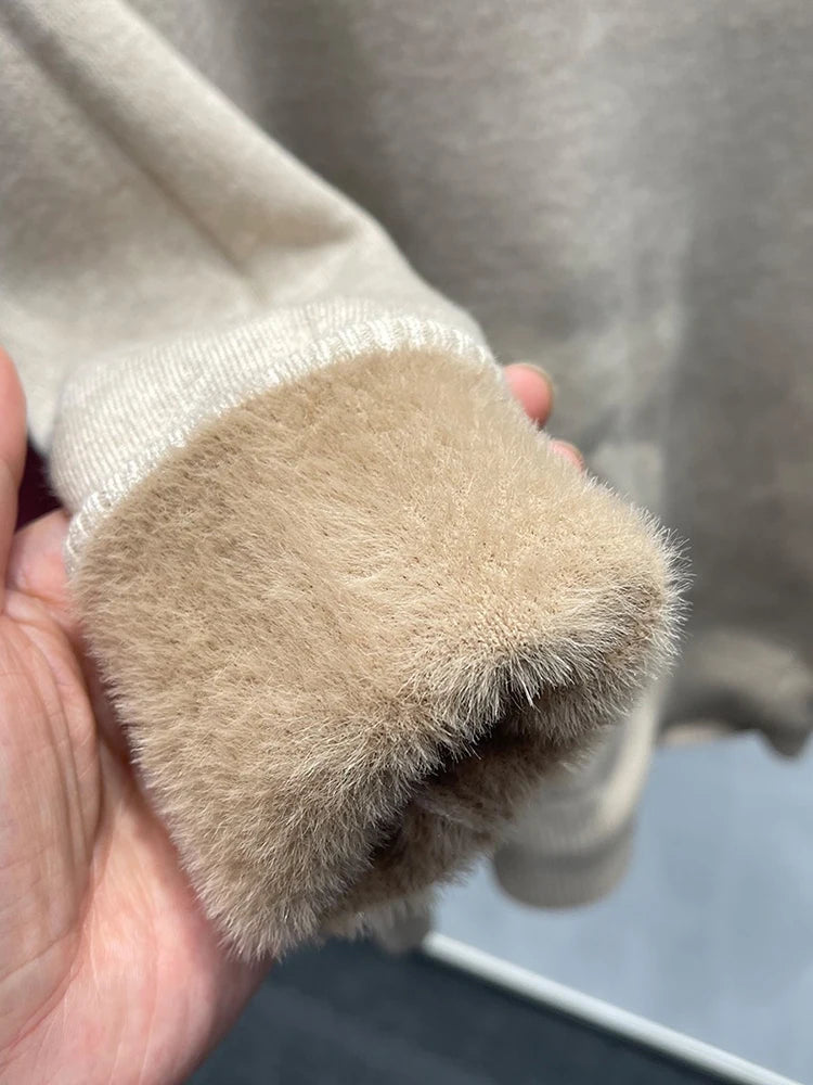 The Thermal Velvet Turtleneck | Fleece-Lined Base Layer