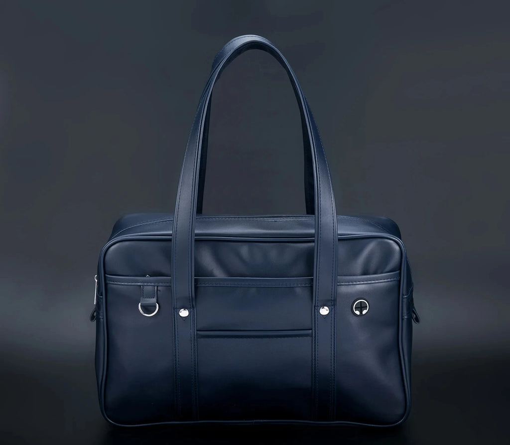 Classic Japanese Academy Tote | PU Leather Schoolbag