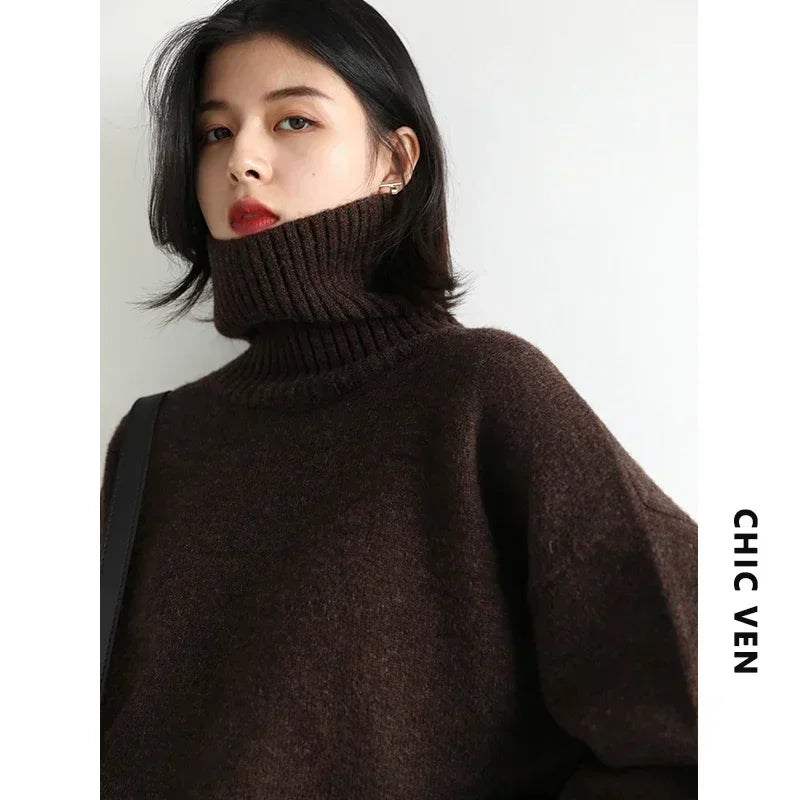 The Cloud-Knit Oversized Sweater | Heavyweight Soft Blend